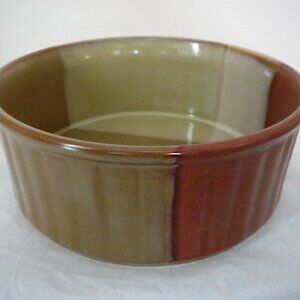 Sango Gold Dust Sienna #5039 Baking Dish Souffle-No Cracks Or Chips
